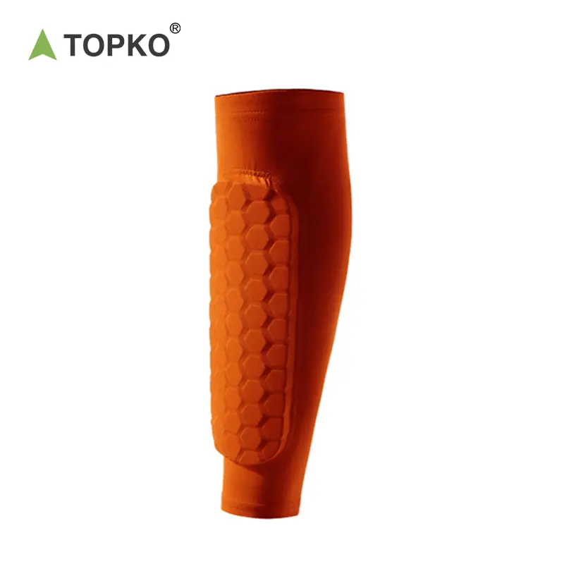 TOPKO High Quality Shin Guard Sports Breathable Comfortable Football Calf Protector Sleeve Soccer Calf Protector