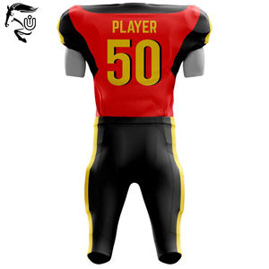 2025 nuevo conjunto de pantalones de Jersey de fútbol americano de sarga de aparejos juveniles de alta calidad al por mayor uniforme de fútbol americano personalizado - Product Image 4