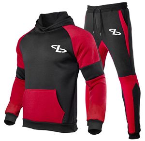 Survêtement avec logo personnalisé pour hommes, ensemble deux pièces pour hommes, survêtement de travail, survêtement - Product Image 6