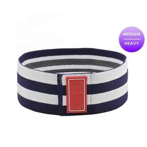 Bandes de butin de cercle de hanche personnalisées pour femmes pour boucle de jambe en gros bandes de résistance en tissu antidérapant pour femme interdiction d'entraînement à domicile - Product Image 4