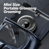 Mini Afeitadora Rotatoria Dual Flotante Magnética con Pantalla LED, Lavable, Recargable por USB, para Viajes, Anti-Pellizcos, Compacta, para Barba