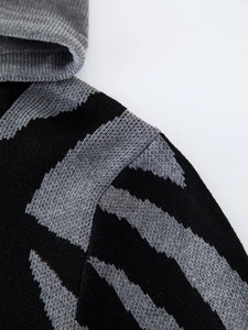 Sweat à capuche hip-hop style de rue en polyester 100% pour hommes, pull en tricot à la mode et respirant, style personnalisé, impression de logo - Product Image 3