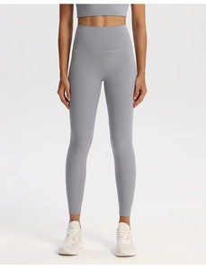 Women's High Waist Seamless Yoga Fitness Casual Breathable Sports Pants <b>with</b> Invisible <b>Pocket</b> for Workout Gym Fitness Sport - Product Image 6