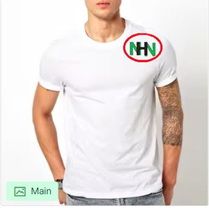 T-shirt en soie unisexe 100 coton, 2 pièces, 160g/m2, g/m2, imprimé avec logo et images, quantité décontractée - Product Image 2