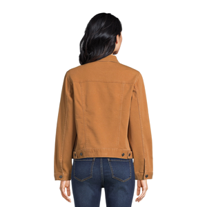 Veste en jean grande taille pour femmes Saison d'hiver Veste en jean délavée décontractée de qualité supérieure personnalisée - Product Image 3