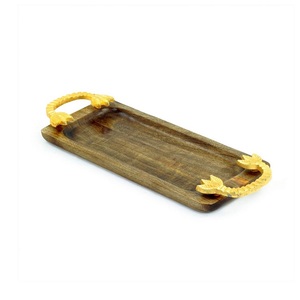 Nouvel arrivage à la recherche d'un plat de service pour la table de mariage Plateau de restauration décoratif pour les aliments Dessert Plateaux à chocolat - Product Image 6