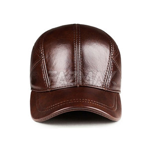 Sombrero de cuero Precio bajo Nuevo diseño Sombrero de cuero personalizado Unisex Cada temporada Desgaste - Product Image 4