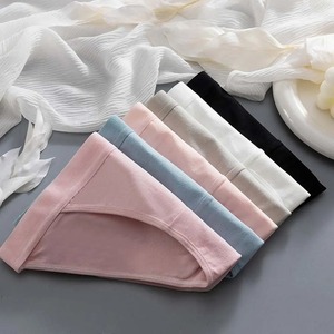 Bragas transpirables informales lisas para mujer, bragas de algodón 100% de alta calidad, bragas cómodas de diseño personalizado - Product Image 6