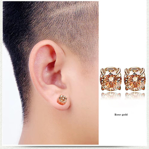 Orecchini Magnetici in <span class=keywords><strong>Acciaio</strong></span> Inossidabile con Zirconi Colorati per Uomo e Donna Senza Foro all'<span class=keywords><strong>Orecchio</strong></span> - Product Image 3