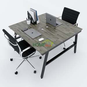 Bureau Modulable 2 Pièces ACONCEPT HBAC014 – Design Minimaliste Contemporain 120x120 – Mobilier de Bureau pour Usage Domestique - Product Image 1