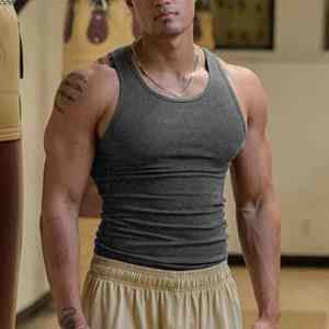 Débardeur de sport pour homme personnalisé avec logo, été, sans manches, musculation, séchage rapide, débardeur de forme pour homme, fitness en plein air - Product Image 3