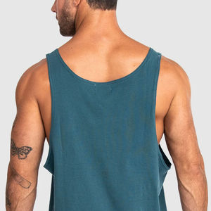 Camiseta sin mangas para hombre, camiseta sin mangas para gimnasio, mezcla de algodón y poliéster, camiseta sin mangas para entrenamiento y Culturismo - Product Image 5