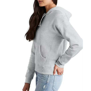 Sweats à capuche personnalisables à col montant pour femmes OEM ODM Sweats à capuche taille standard Sweats à capuche légers pour femmes Saison d'hiver - Product Image 2