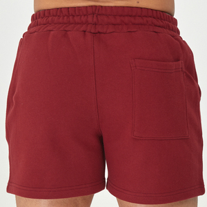 Pantalones cortos de algodón para hombre, transpirables, de secado rápido, con cierre de cordón, para gimnasio, correr, pantalones cortos de entrenamiento - Product Image 2
