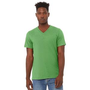 Bella Canvas T-shirt unisexe à manches courtes en coton/polyester avec col en V - Product Image 6