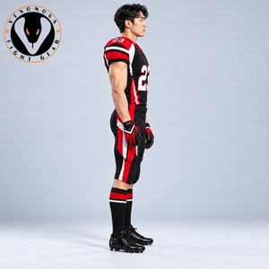Uniforme de football américain respirant de haute qualité, combinant des tissus performants, confort athlétique, style moderne pour l'entraînement - Product Image 6