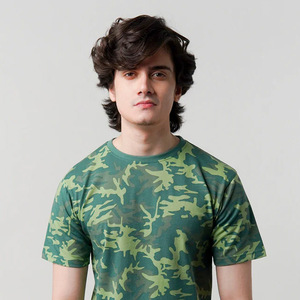 CAMISETA DE CAMO PARA HOMBRE, camiseta de camuflaje de algodón puro de verano multicolor, camisetas para hombre - Product Image 5