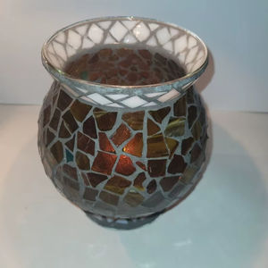 Elegant Modern Tabletop Decoration Candle Votive Weddings Restaurants Home Decor <b>Tea</b> <b>Light</b> Mosaic Candle Holder Christmas - Product Image 1