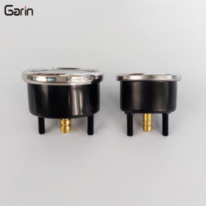 เกจวัดความดันสุญญากาศสำหรับทางการแพทย์กล่องเหล็กสีดำขนาด760mmHg แบบติดตั้ง - Product Image 5