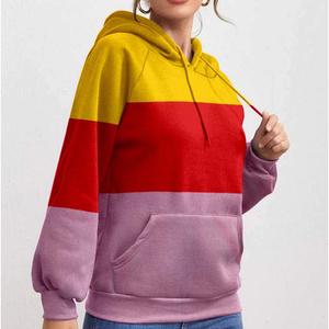 เสื้อผ้าผู้หญิง เดรสฮู้ดดี้ตัวยาวทรงโอเวอร์ไซส์ 500gsm รับสกรีนโลโก้ เสื้อฮู้ดดี้ผู้หญิงระบายอากาศได้ดี มีไซส์พลัส รับผลิตแบบ OEM - Product Image 3