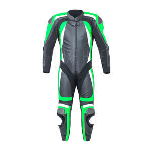 Costume en cuir de moto sur mesure Meilleure vente 100% Costume en cuir de moto en cuir pour hommes - Product Image 1
