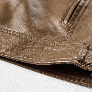 Meilleur design Veste en cuir pour hommes pour l'hiver Design personnalisé Nouvelle arrivée Veste en cuir tendance de haute qualité pour hommes - Product Image 4