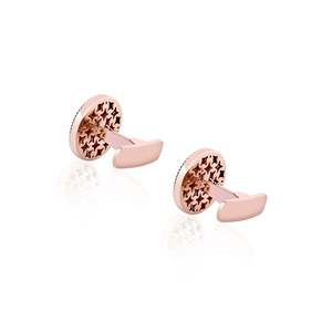Ensemble de boutons de manchette Sunrise pour enfants, en cuivre, laiton et pierre, cadeau pour mariage ou fête - Product Image 3