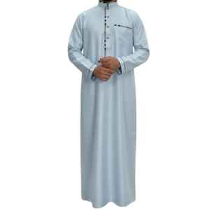 Nouveau modèle 2026, nouveau style, vêtements islamiques, thobe musulman pour hommes, thobe saoudien pour hommes - Product Image 1