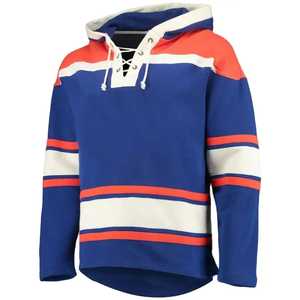 Sudadera con capucha de encaje Jersey de hockey Sublimación Impresión Equipo Sudadera con capucha Personalizada Sudaderas con capucha de hockey sobre hielo Algodón Personalizado Hombres Mujeres - Product Image 4