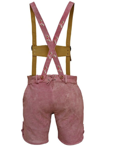 Lederhosen Original para mujer más atractivo Dark German Bavarian Hot Shorts señoras pantalones cortos cintura Oktoberfest Lederhosen - Product Image 2