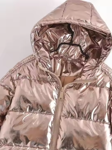 Customized Men's Puffer <b>Jacket</b> with Bubble Design High Quality Polyester/Cotton Breathable & Windproof <b>Pattern</b> Letter - Product Image 3