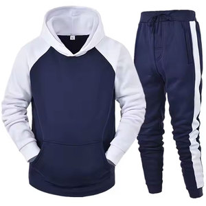 Chándal para hombre transpirable algodón poliéster personalizado slim fit Sudadera con capucha y joggers conjunto OEM ODM venta al por mayor precio bajo MOQ bajo - Product Image 1