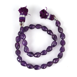 Améthyste pourpre naturelle en forme de goutte à facettes brin de forage coupe pierre précieuse en vrac taille libre bonne qualité fabrication de bijoux pierre - Product Image 1