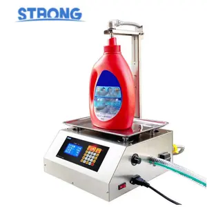 Machine de remplissage liquide visqueuse de colle d'huile comestible de pâte de sésame de miel de machine de remplissage liquide automatique de HD1600A avec un tube