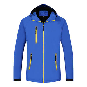 Nouvelle arrivée Veste softshell imperméable pour homme Col montant Haute qualité Prix de gros Hiver Vêtements de rue décontractés - Product Image 2