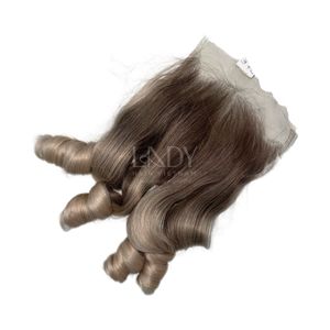 Extensions de Cheveux Humains Vietnamiens Ombrés de Qualité Supérieure, Effet Rebondissant, Couleur Ombrée, Lot de Bundles avec Closure 2025 – Prix Exceptionnel - Product Image 5