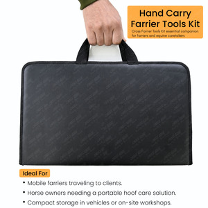 Kit de herramientas profesionales para herradores, cortador de pezuñas, cuchillo para pezuñas, alicate sellador de uñas, alicate de acabado, selección de pezuñas - Product Image 6