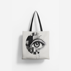 Grand sac fourre-tout réutilisable Sublimation 38x42 cm blanc de qualité supérieure pour le shopping et les cadeaux - Product Image 2