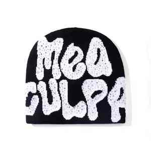 Gorro de Invierno Personalizado de Alta Calidad, Gorro Acrílico Cálido de Invierno con Pedrería, Hecho en Fábrica, para Hombre - Product Image 6