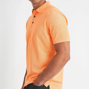 Polos de golf unisexes de bonne qualité, respirants, personnalisés, 170 grammes, broderie, séchage rapide, uni, 100% polyester - Product Image 5