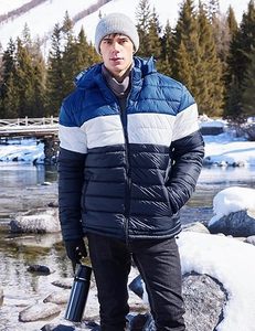 Venta al por mayor OEM personalizado Puffer chaqueta hombres 2025 cálido AISLAMIENTO impermeable ligero invierno prendas de vestir exteriores moda Streetwear chaquetas - Product Image 3