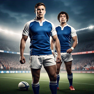 Maillot de rugby détachable avec nom et logo d'équipe personnalisés, imprimé par sublimation, respirant, 100 % polyester - Product Image 4