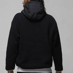 Nouveau pull tendance personnalisé en polaire 1/4 zip, pull à fermeture éclair quart de tour, pull moelleux et épais avec poches - Product Image 2
