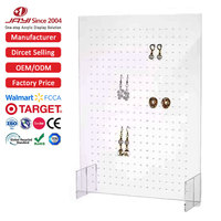Expositor de Pendientes Personalizado de 132 Agujeros, Soporte de Acrílico para Pendientes, Organizador de Pendientes, Tablero de Exhibición de Pendientes, Panel Perforado