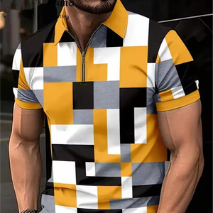 Camisetas Polos gráficas para hombre, camiseta POLO informal con estampado 3D de manga corta de verano 2025, camisetas cómodas de talla grande 6XL - Product Image 4