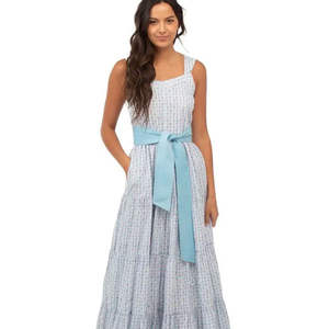 2024 New Best Selling Women's Casual Maxi <b>Dress</b> Sleeveless <b>Boho</b> <b>Summer</b> Style Woven Cloth Lightweight and for Vacations - Product Image 1