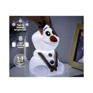 ไฟกลางคืนซิลิโคน Disney Frozen SquishyGlo แบบ USB ควบคุมด้วยระบบสัมผัส 7 สี LED สำหรับห้องนอนหรือห้องต่างๆ แรงดันไฟฟ้าขาเข้า 5V - Product Image 2