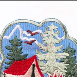 New Arrival Custom Designs Hand <b>Embroidery</b> Badges Factory Made <b>Embroidery</b> Badges for Clothing Bags & Hats for Sale Wholesale - Product Image 5