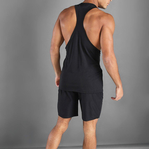 2024 New Design <b>Men</b> Tank Top100% Cotton Outwear Breathable Anti Shrink Quick Dry Top Quality Athletic Workout Wear Oversized - Product Image 2