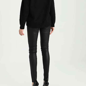 Buena calidad Precio asequible Aspecto clásico Hombres Pantalón de cuero Impermeable Transpirable Estilo de lujo Hombres Pantalón de cuero ronpex - Product Image 3